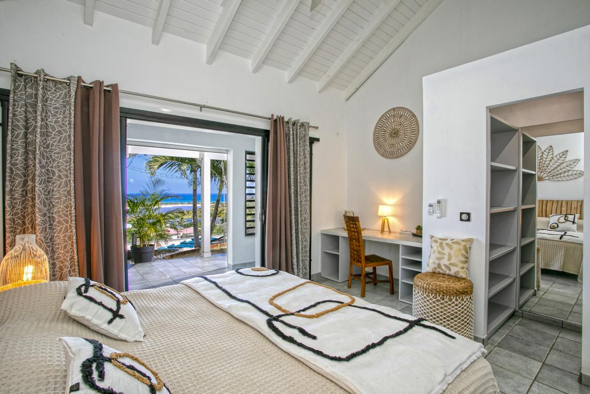 A louer villa vue mer Mont Vernont Saint Martin_ Chambre 2 - 16